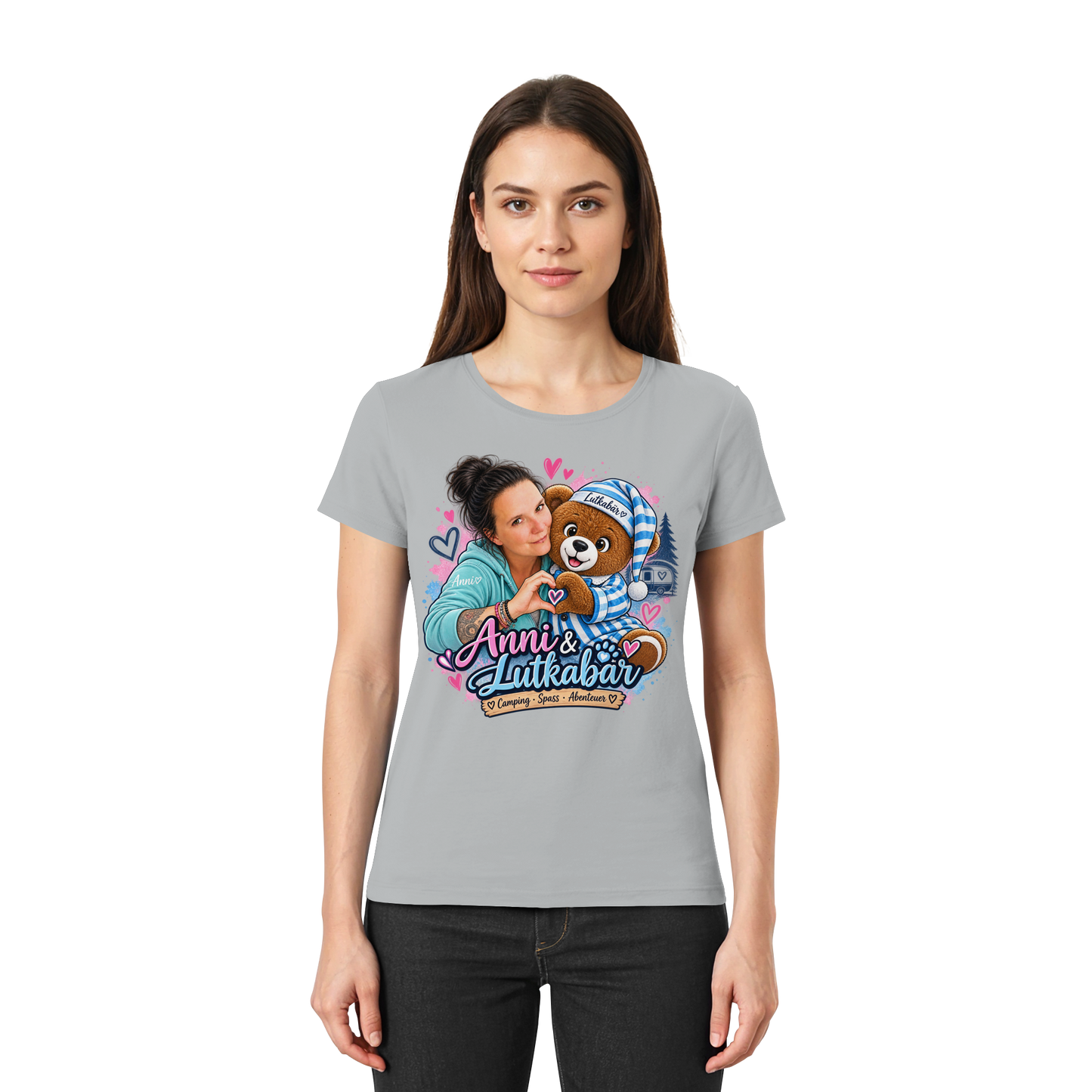 Lutkabär und Anni  - Ladies Premium Shirt