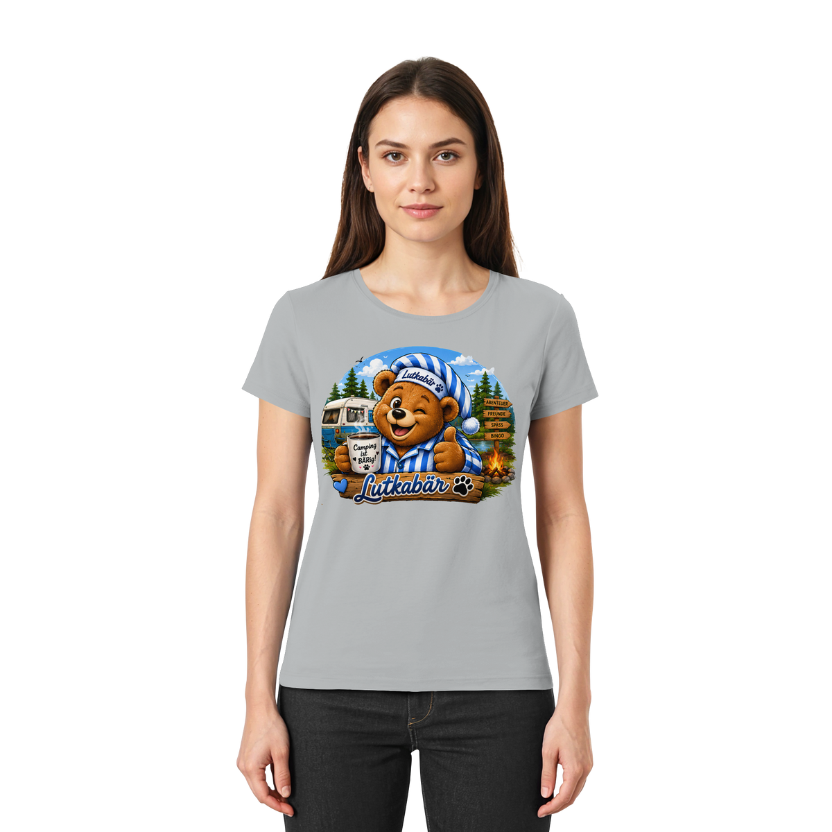 Anni & Lutkabär - Ladies Premium Shirt