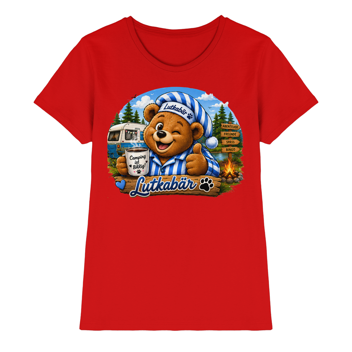 Anni & Lutkabär - Ladies Premium Shirt