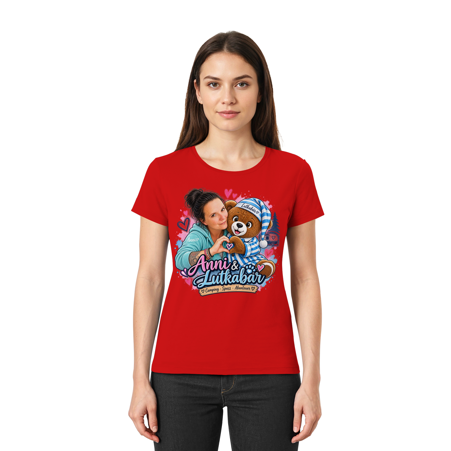 Lutkabär und Anni  - Ladies Premium Shirt