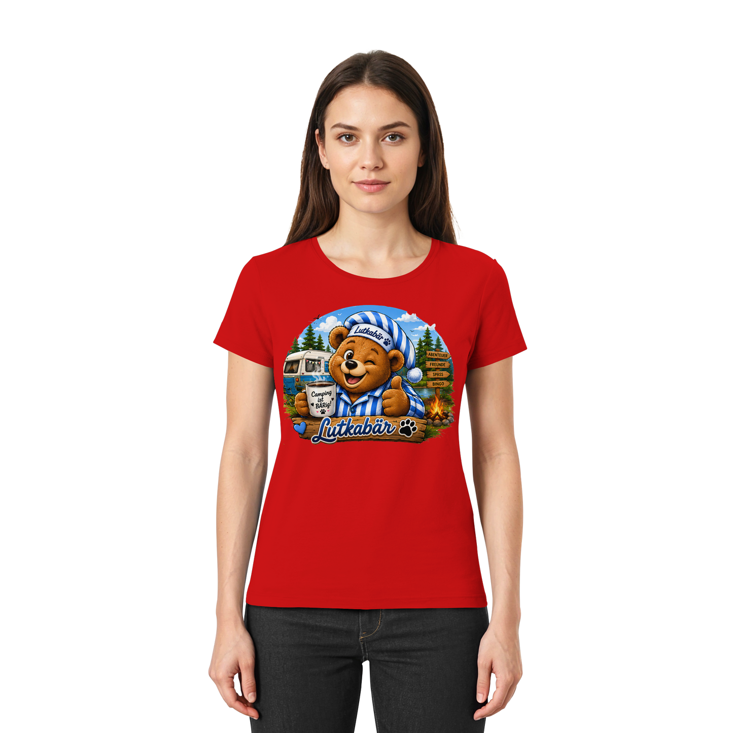 Anni & Lutkabär - Ladies Premium Shirt