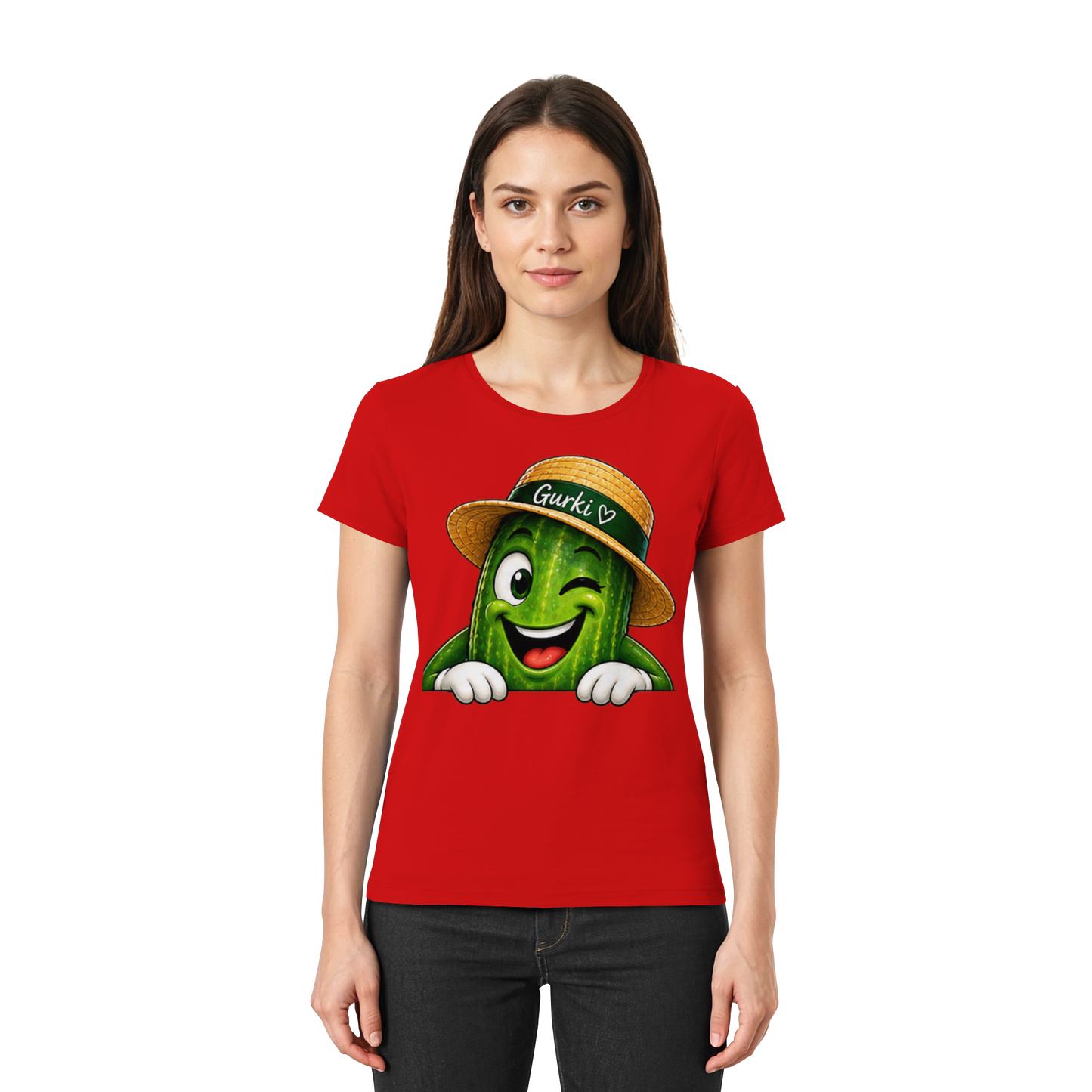 Gurki die Spreewaldgurke - Ladies Premium Shirt