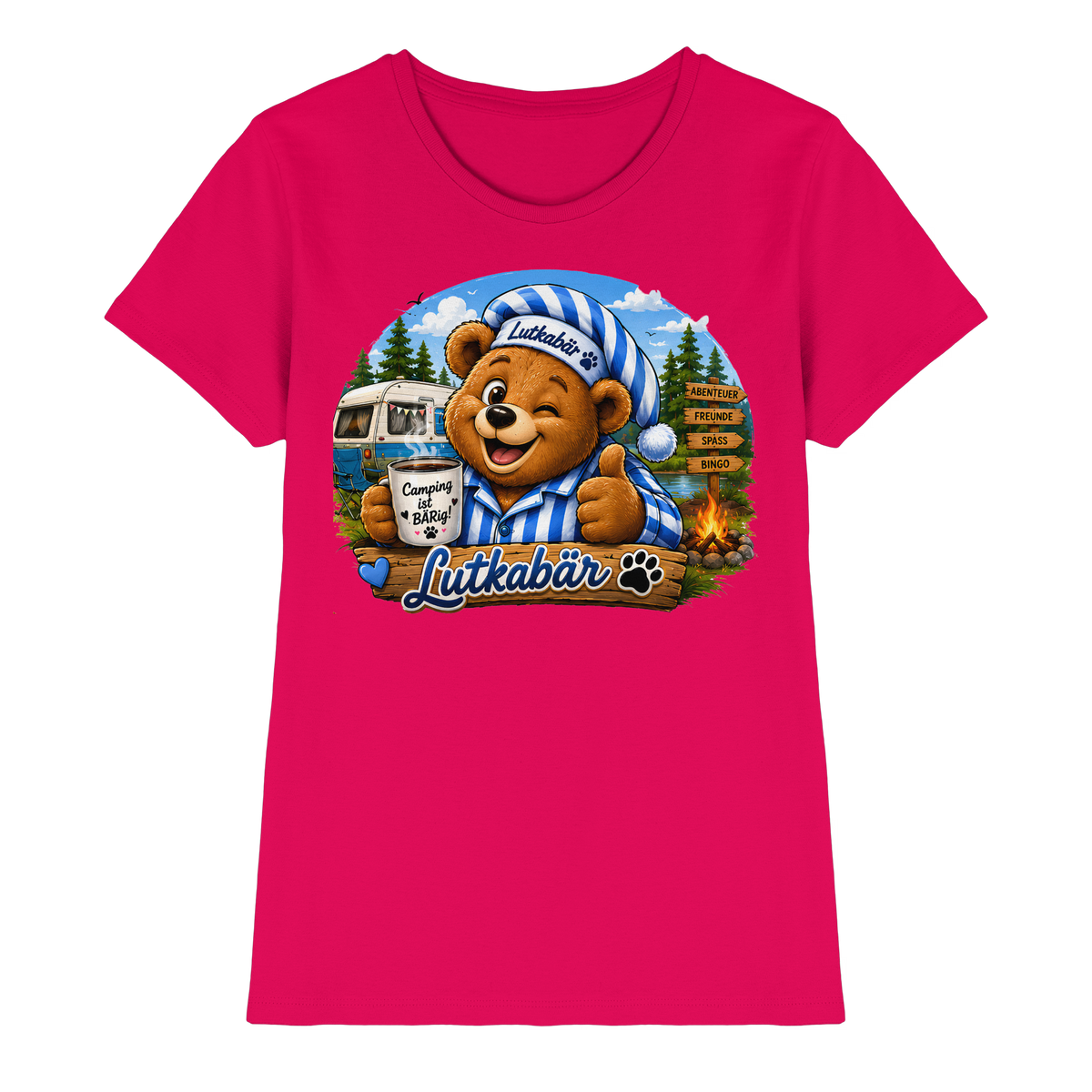 Anni & Lutkabär - Ladies Premium Shirt