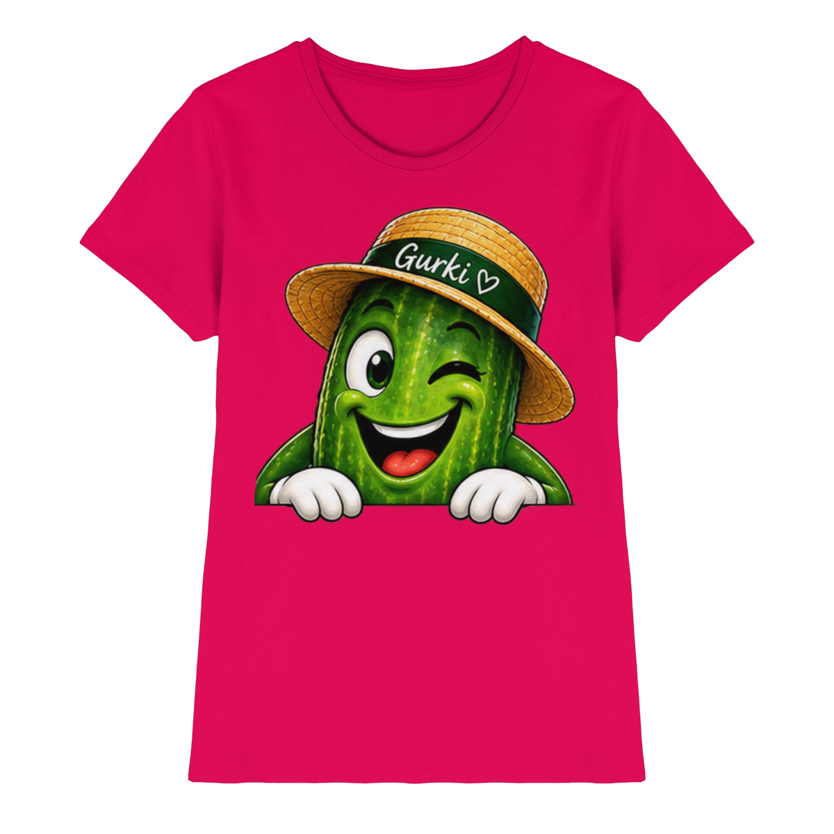 Gurki die Spreewaldgurke - Ladies Premium Shirt