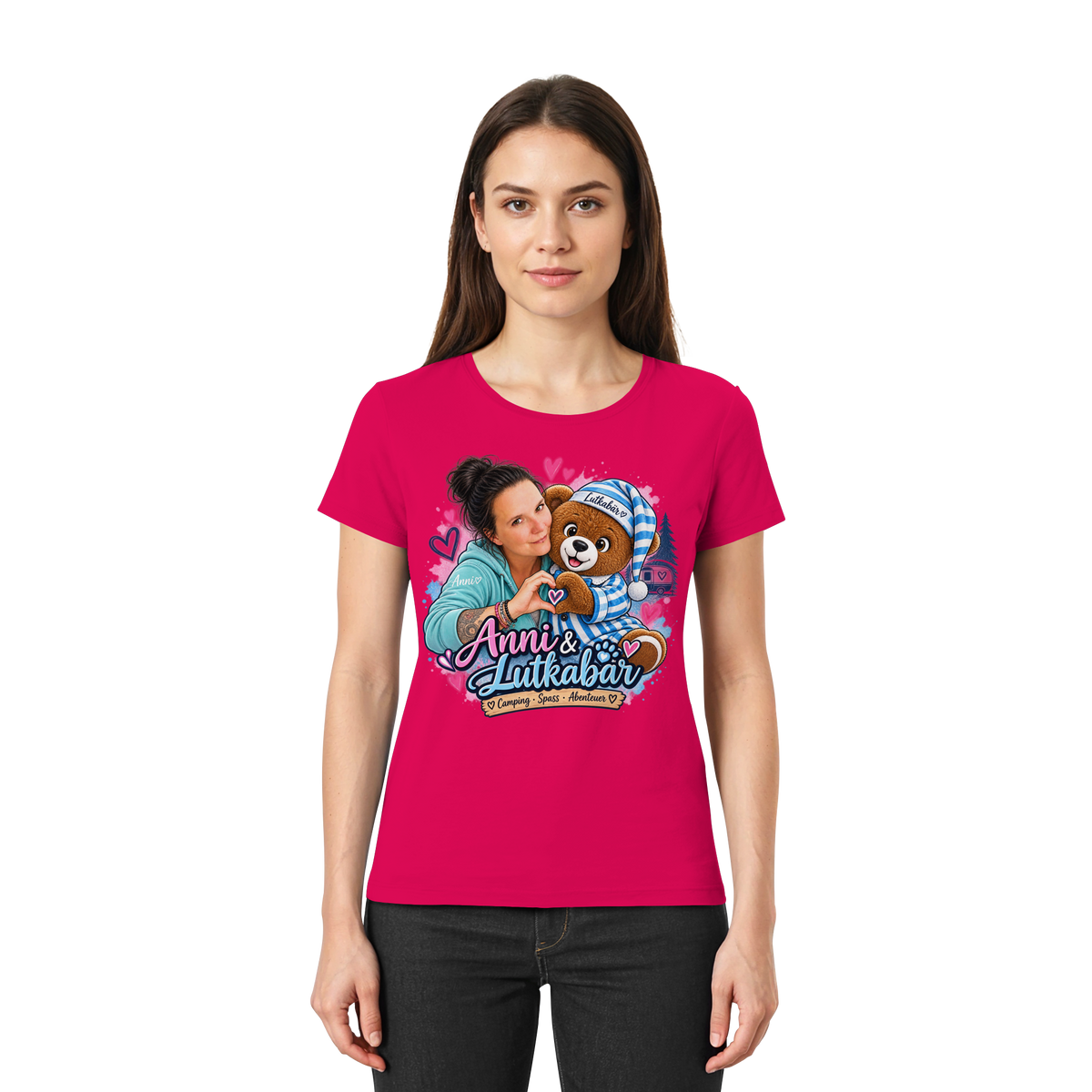 Lutkabär und Anni  - Ladies Premium Shirt