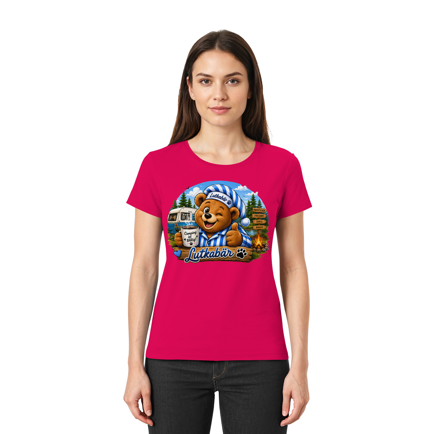 Anni & Lutkabär - Ladies Premium Shirt