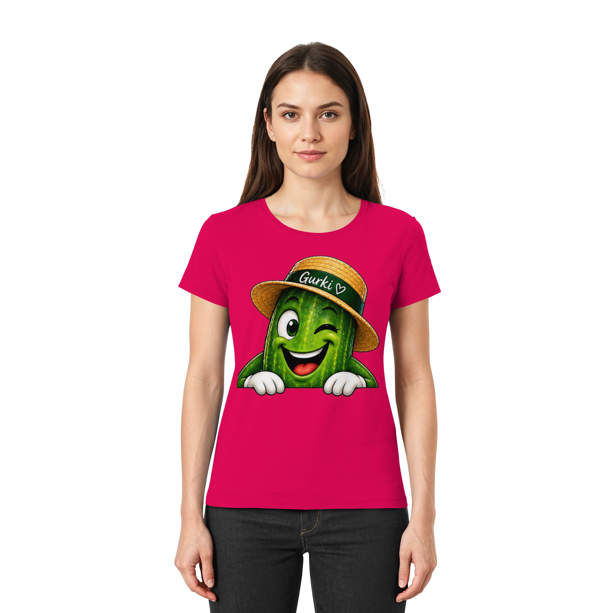 Gurki die Spreewaldgurke - Ladies Premium Shirt