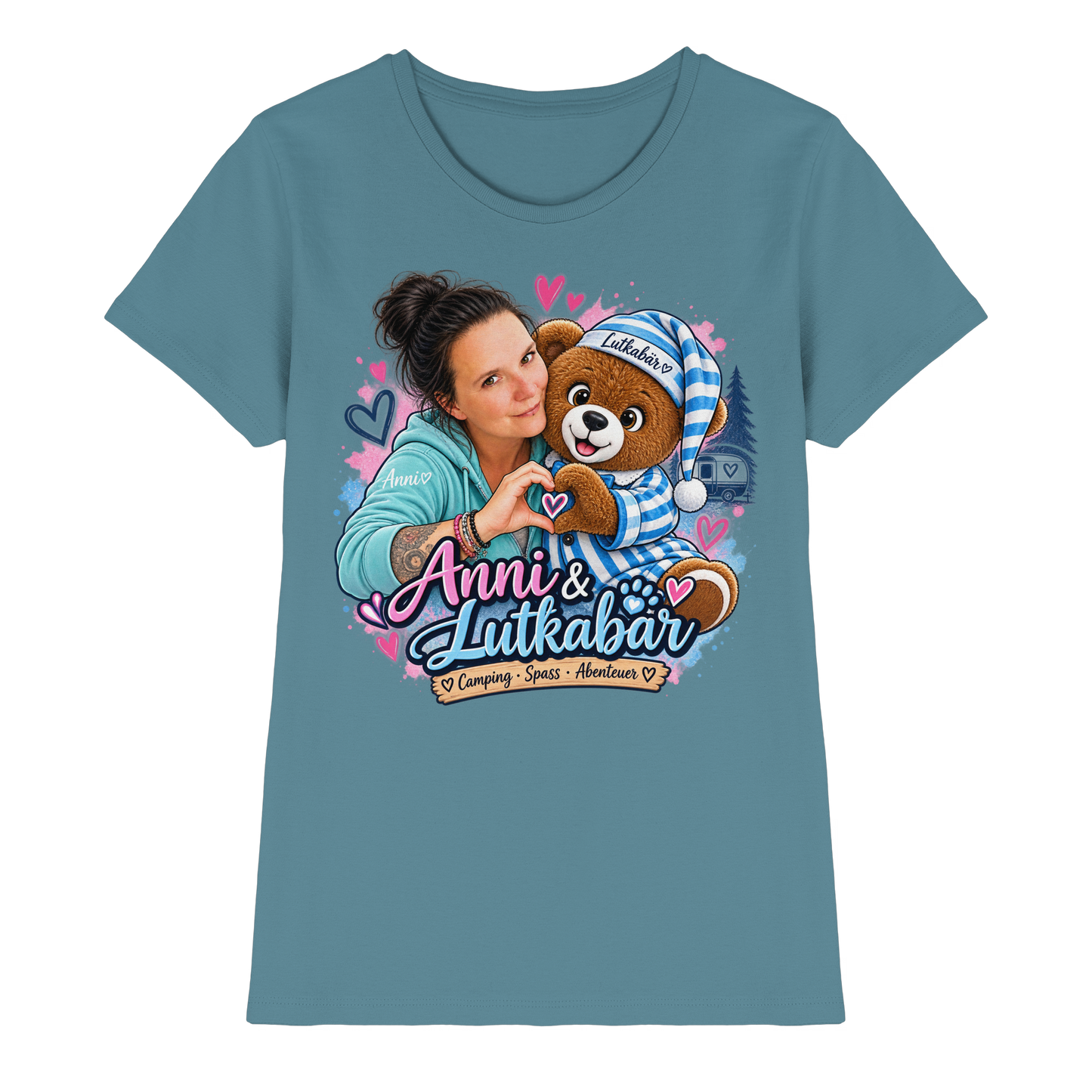 Lutkabär und Anni  - Ladies Premium Shirt