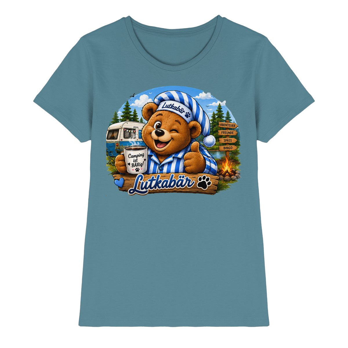 Anni & Lutkabär - Ladies Premium Shirt