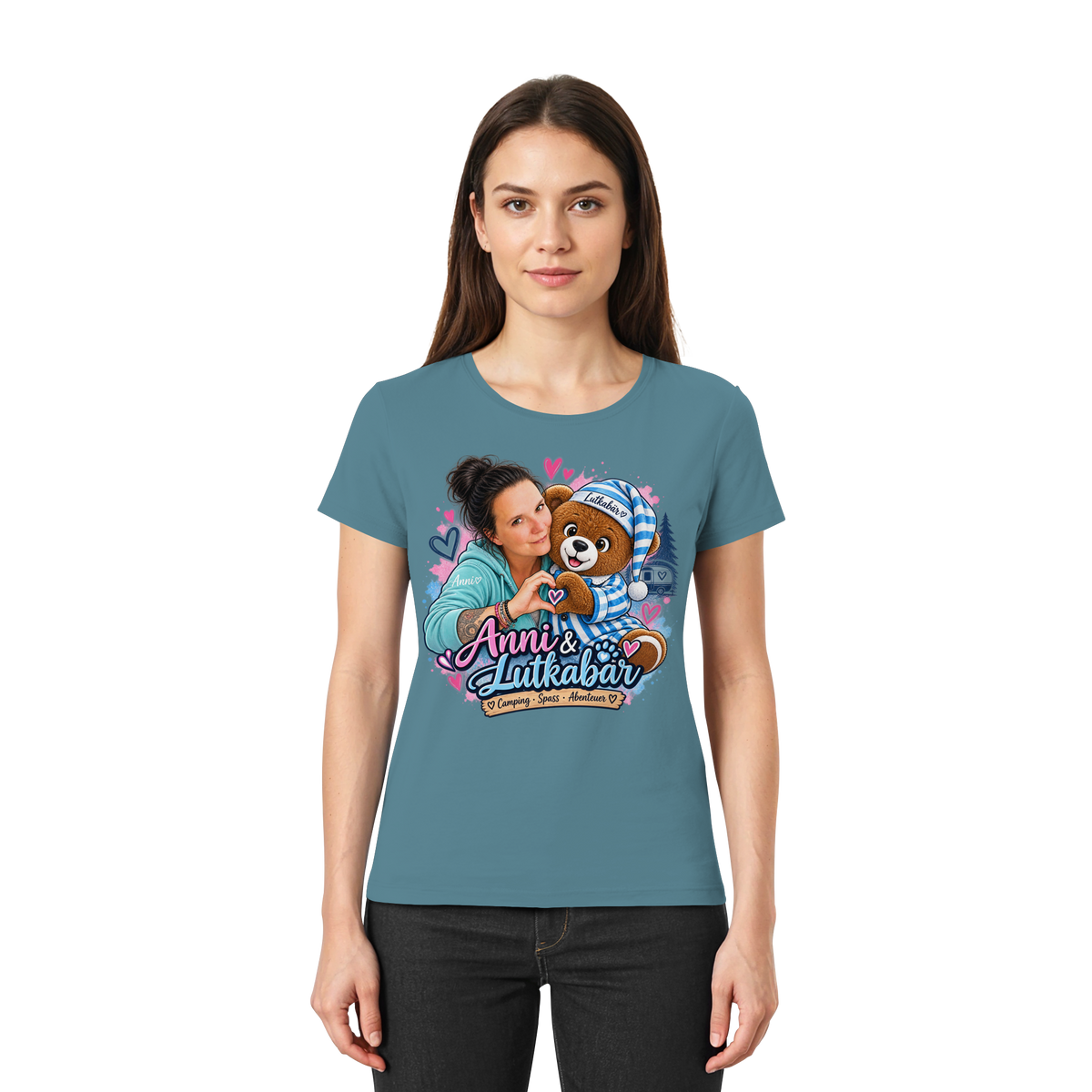 Lutkabär und Anni  - Ladies Premium Shirt