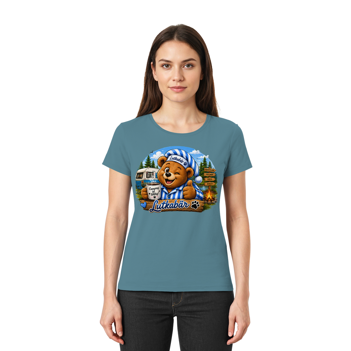 Anni & Lutkabär - Ladies Premium Shirt