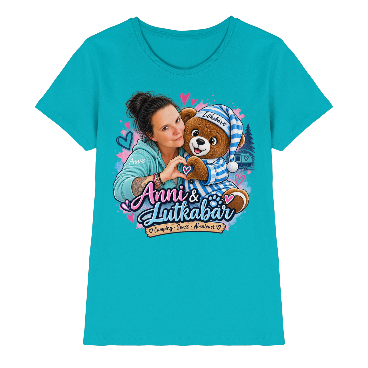 Lutkabär und Anni  - Ladies Premium Shirt