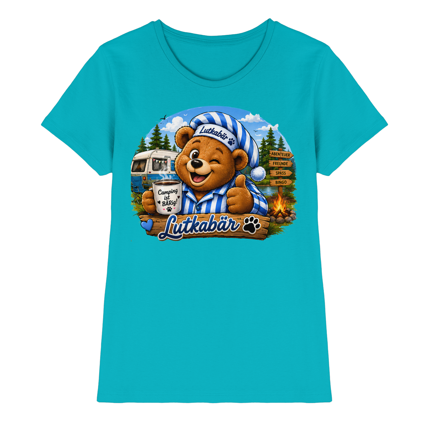 Anni & Lutkabär - Ladies Premium Shirt