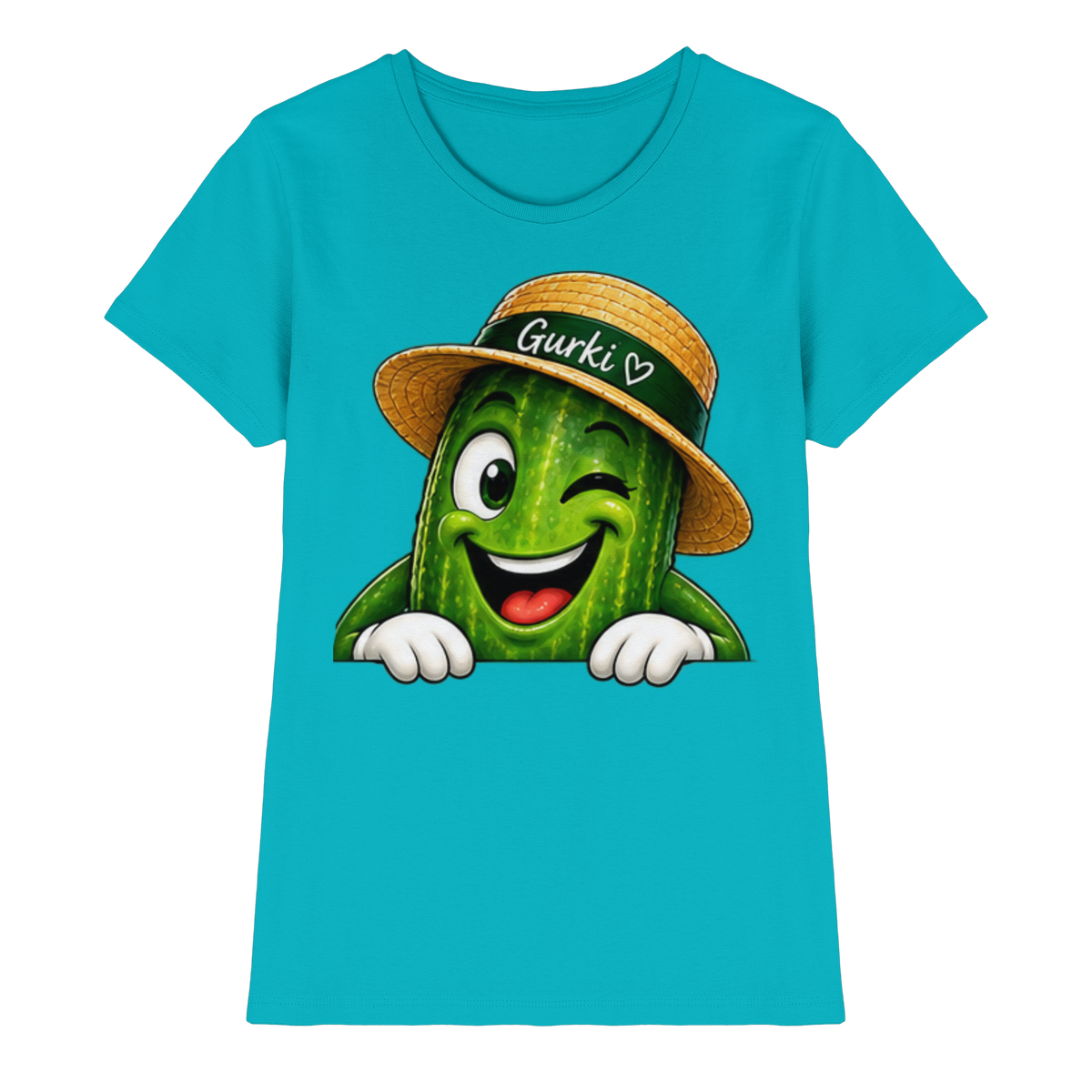 Gurki die Spreewaldgurke - Ladies Premium Shirt