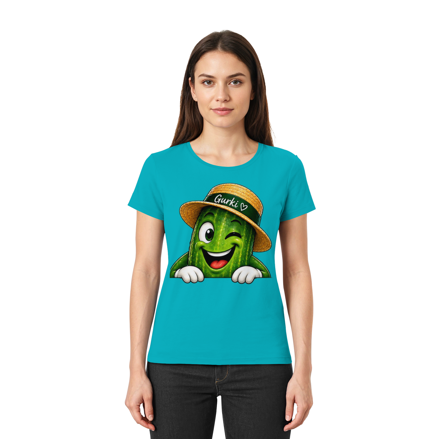 Gurki die Spreewaldgurke - Ladies Premium Shirt