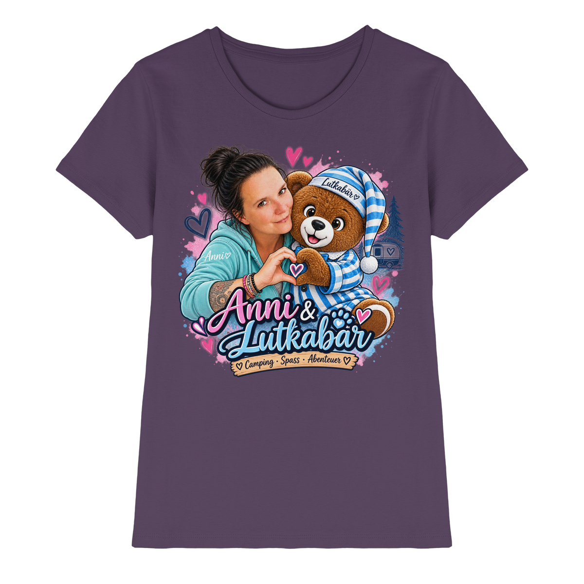 Lutkabär und Anni  - Ladies Premium Shirt