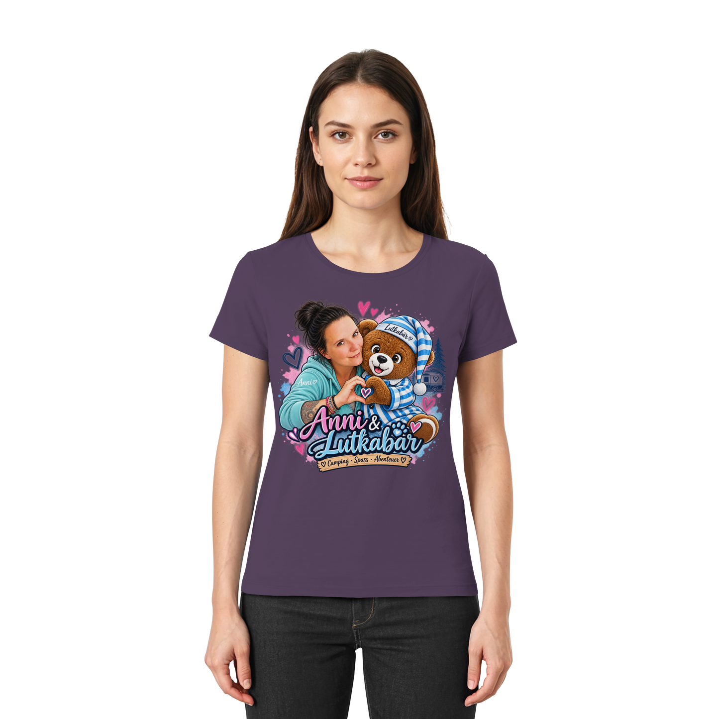 Lutkabär und Anni  - Ladies Premium Shirt