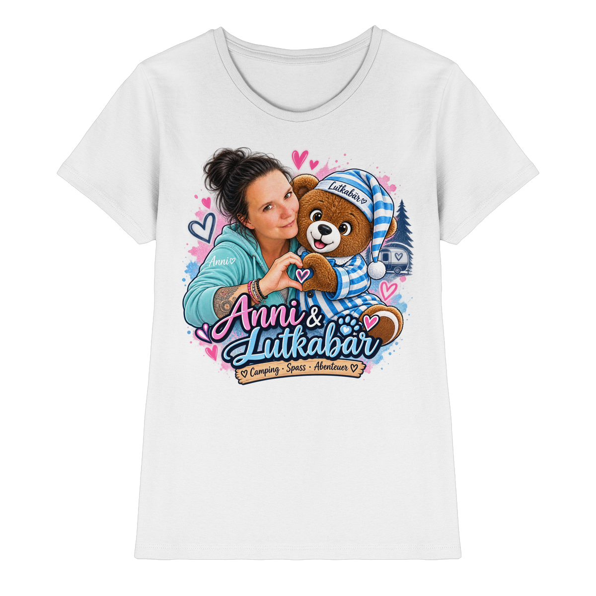 Lutkabär und Anni  - Ladies Premium Shirt