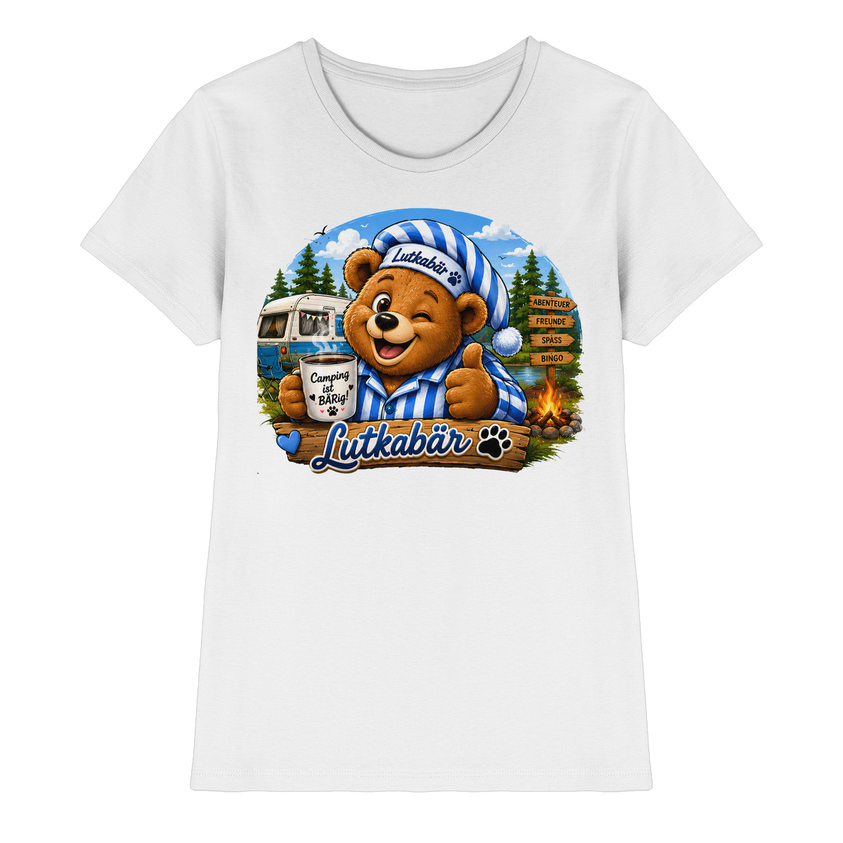 Anni & Lutkabär - Ladies Premium Shirt