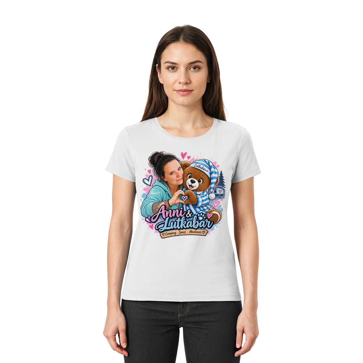 Lutkabär und Anni  - Ladies Premium Shirt