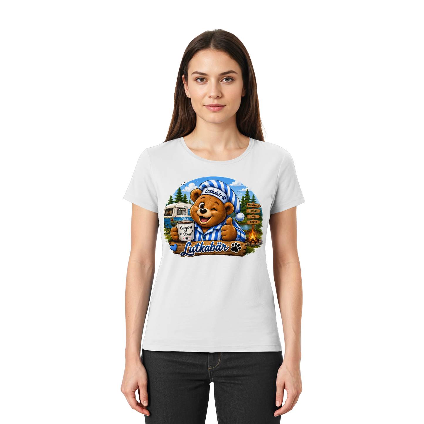 Anni & Lutkabär - Ladies Premium Shirt