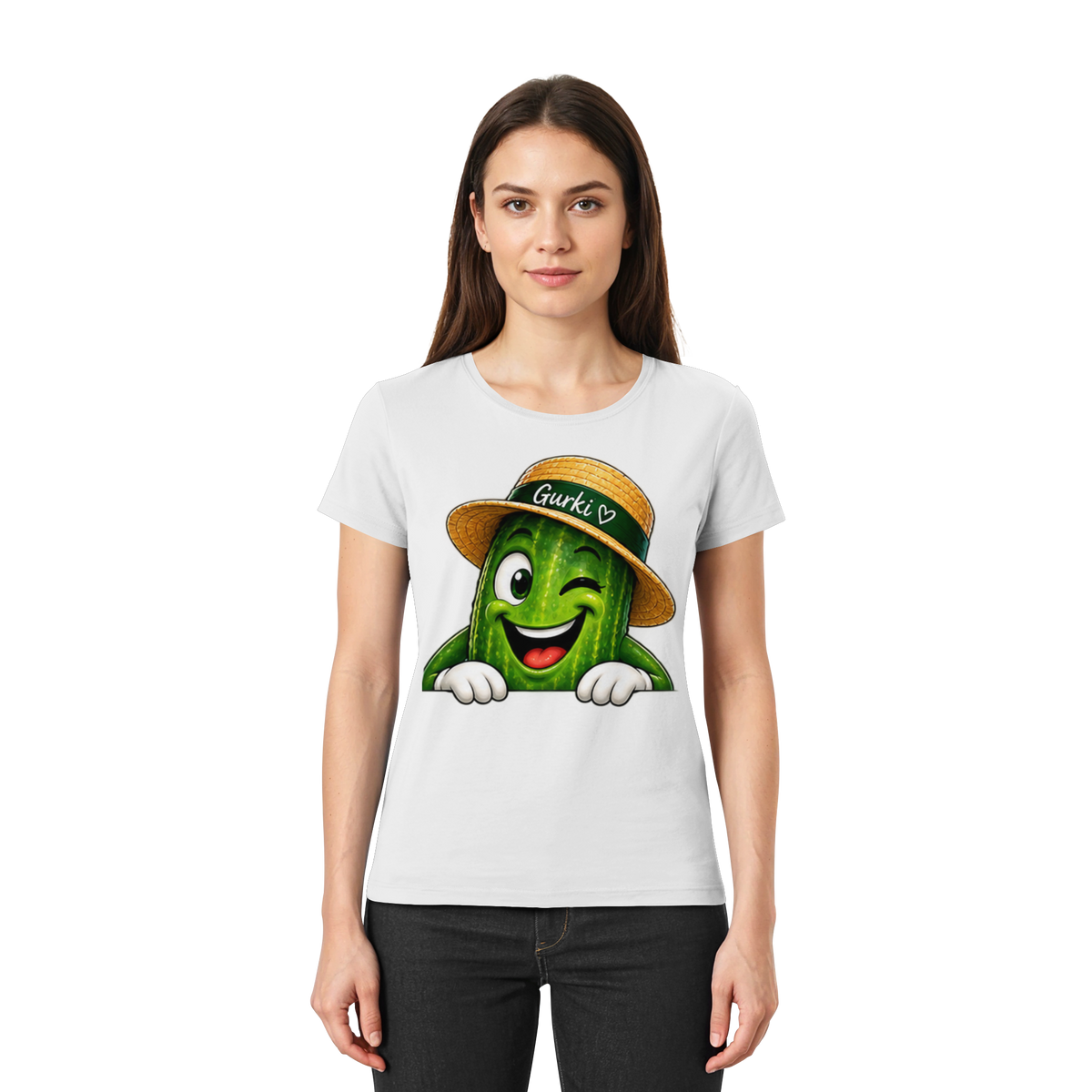 Gurki die Spreewaldgurke - Ladies Premium Shirt