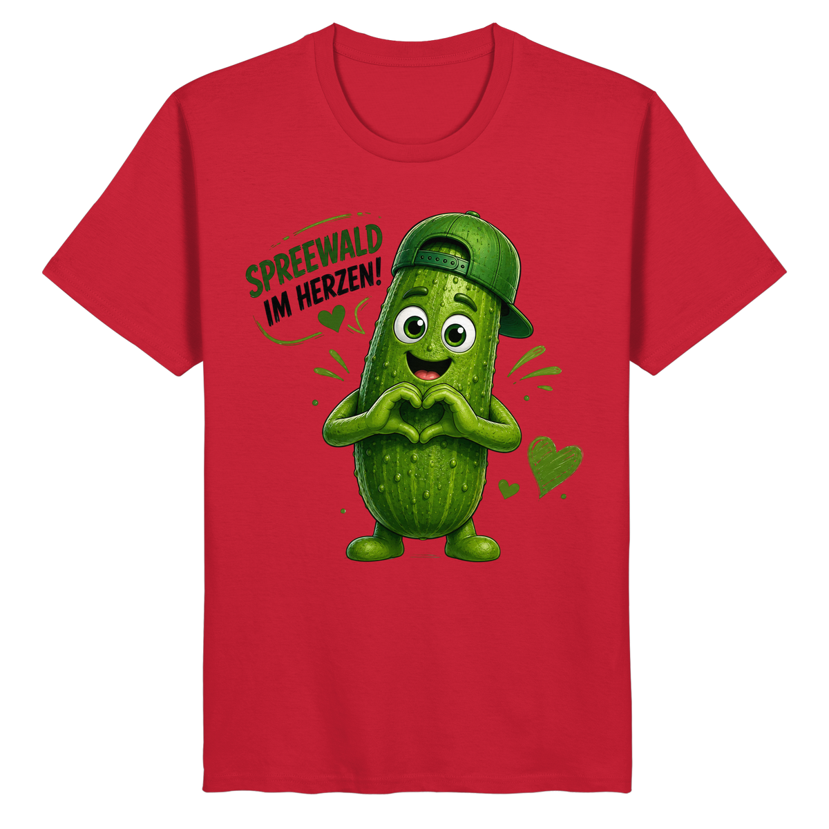 Gurki die Spreewaldgurke - Organic Basic Shirt