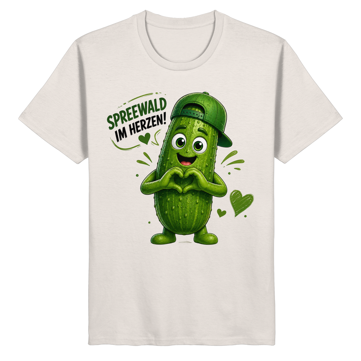 Gurki die Spreewaldgurke - Organic Basic Shirt