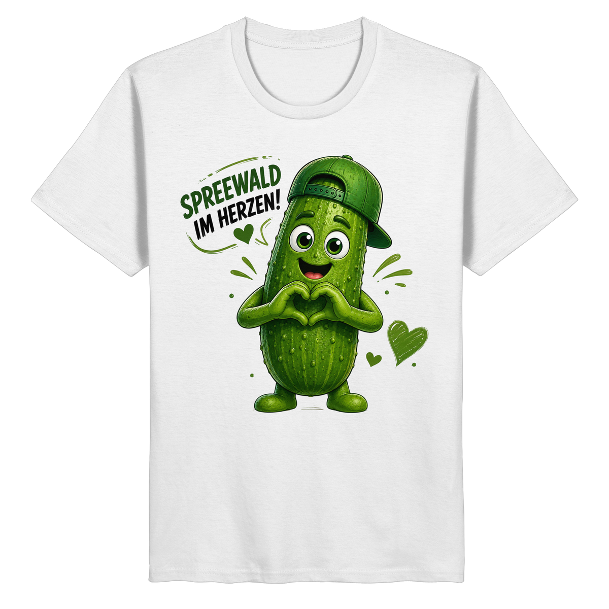 Gurki die Spreewaldgurke - Organic Basic Shirt