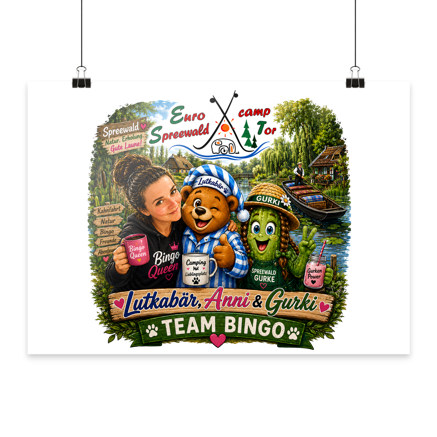 Eurocamp Spreewaldtor - Poster Din A1 (quer)