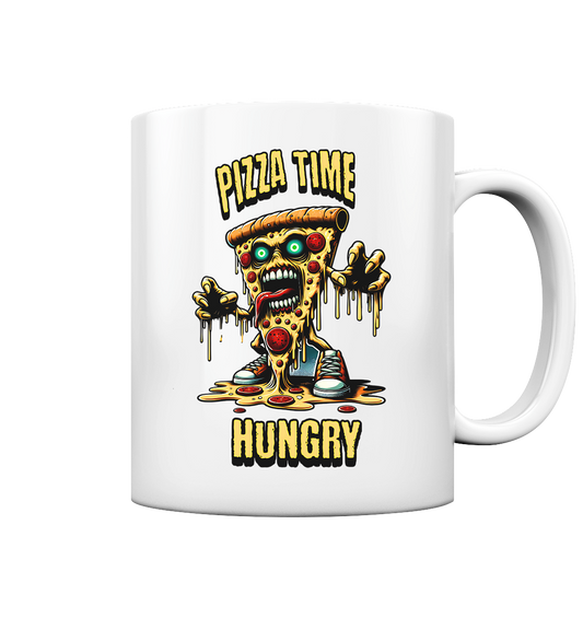 Pizza Time Hungry - Tasse glossy