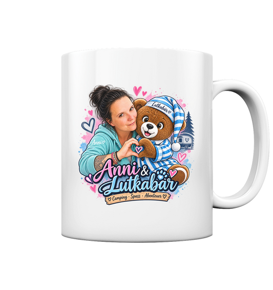 Lutkabär und Anni  - Tasse glossy