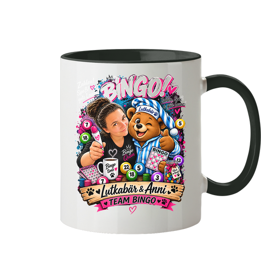 Bingo Fan Shirts - Tasse zweifarbig