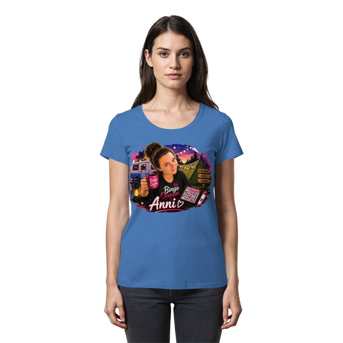 Bingo Fan Artikel Anni - Womens Premium Classic T-Shirt