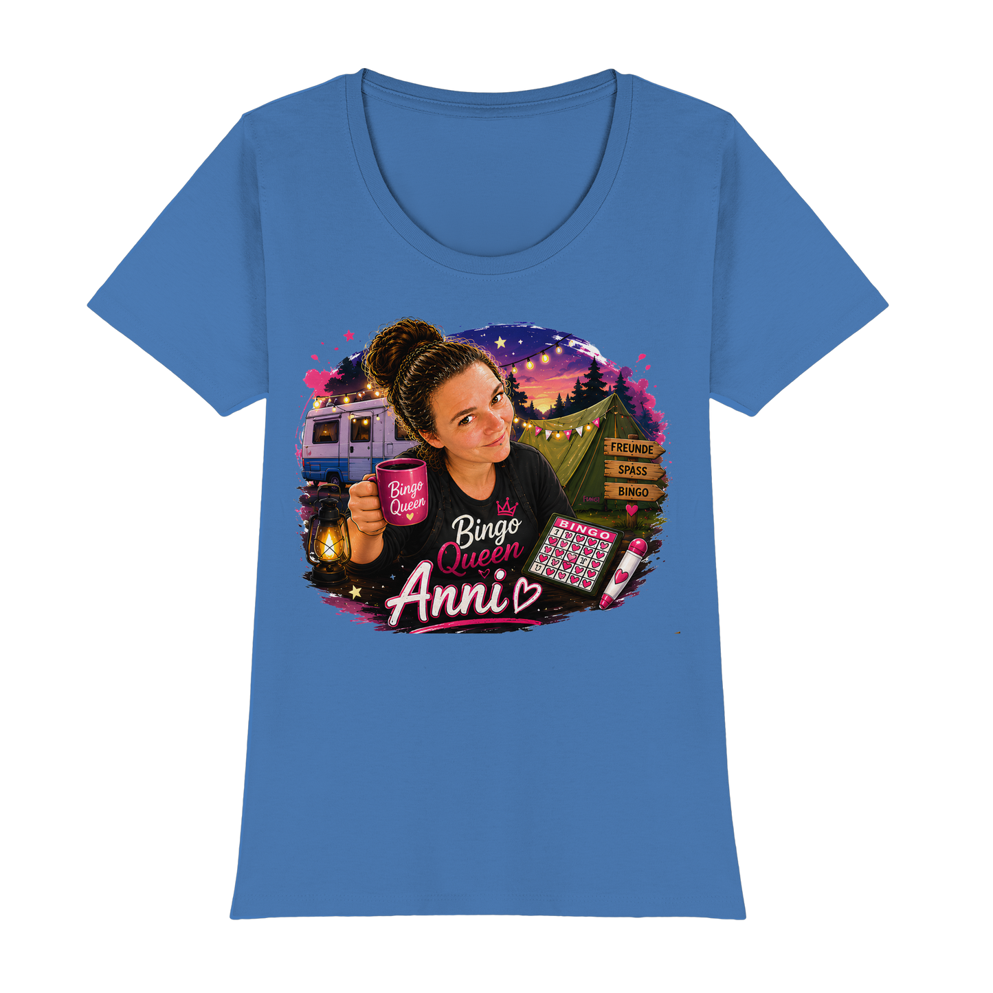 Bingo Fan Artikel Anni - Womens Premium Classic T-Shirt