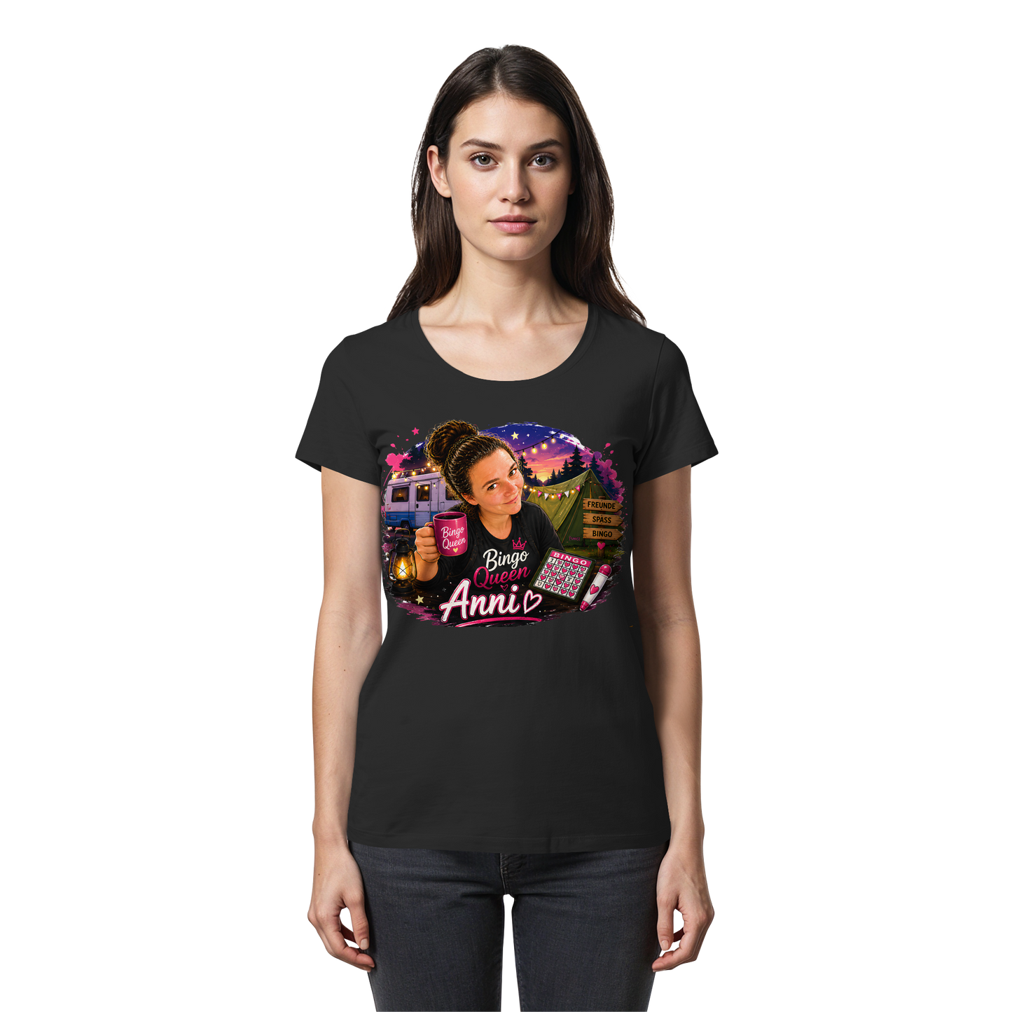 Bingo Fan Artikel Anni - Womens Premium Classic T-Shirt