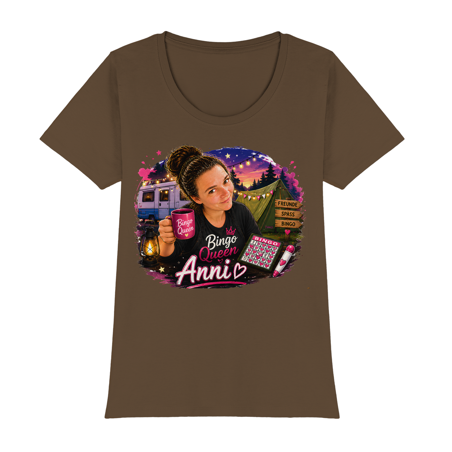 Bingo Fan Artikel Anni - Womens Premium Classic T-Shirt