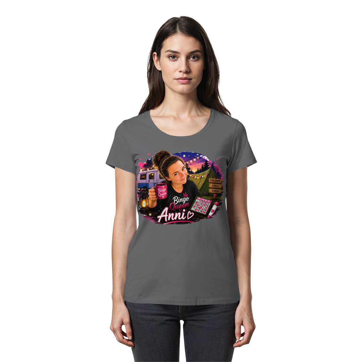 Bingo Fan Artikel Anni - Womens Premium Classic T-Shirt