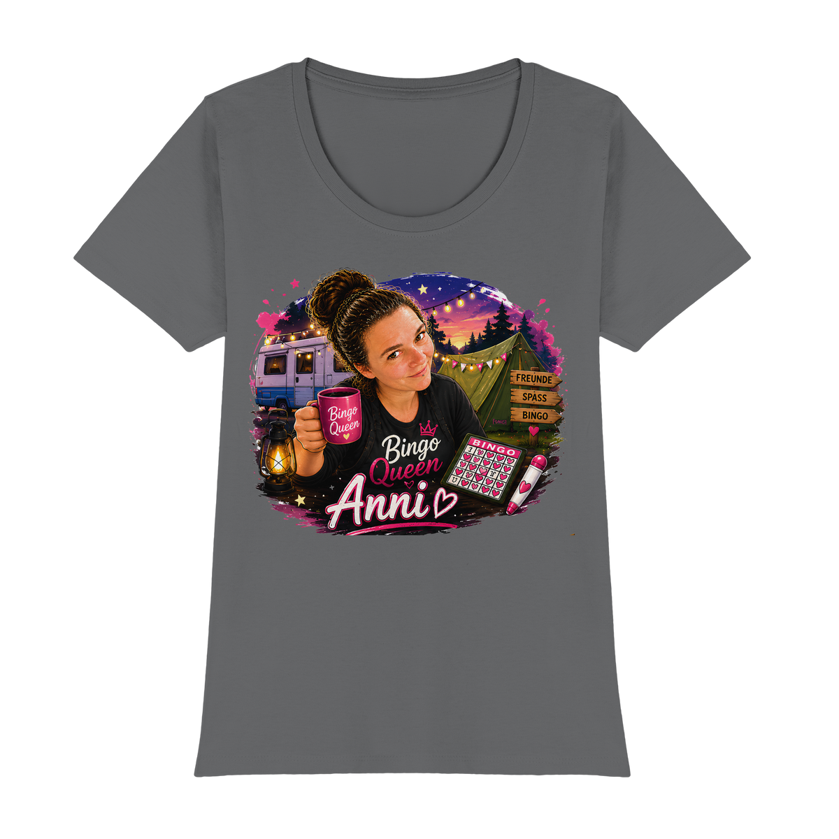 Bingo Fan Artikel Anni - Womens Premium Classic T-Shirt