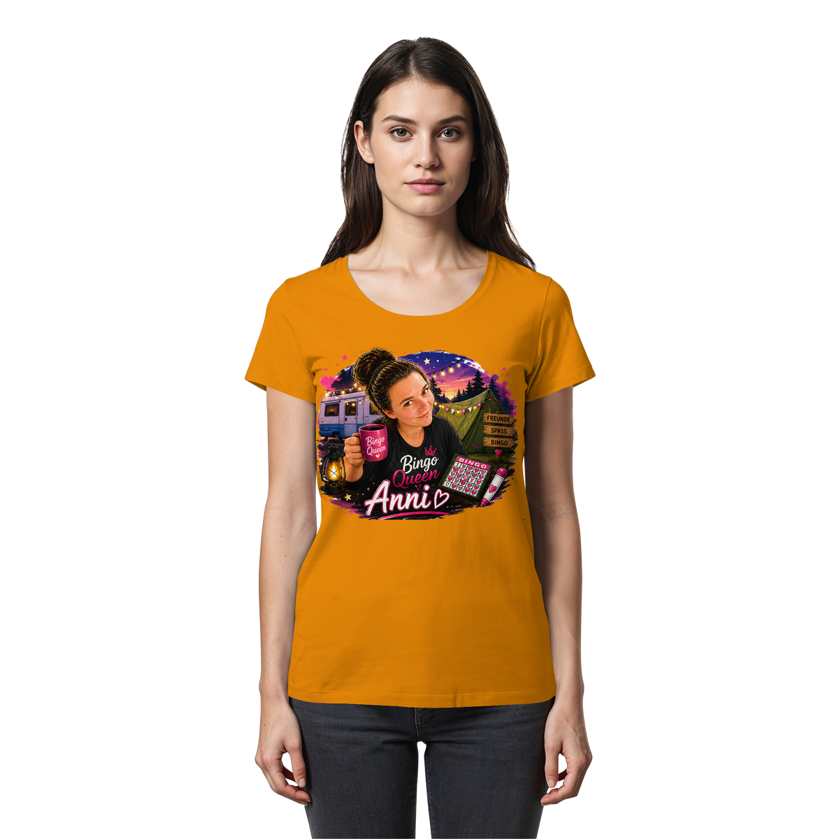 Bingo Fan Artikel Anni - Womens Premium Classic T-Shirt
