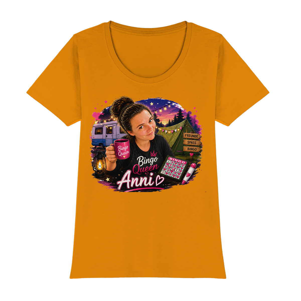 Bingo Fan Artikel Anni - Womens Premium Classic T-Shirt
