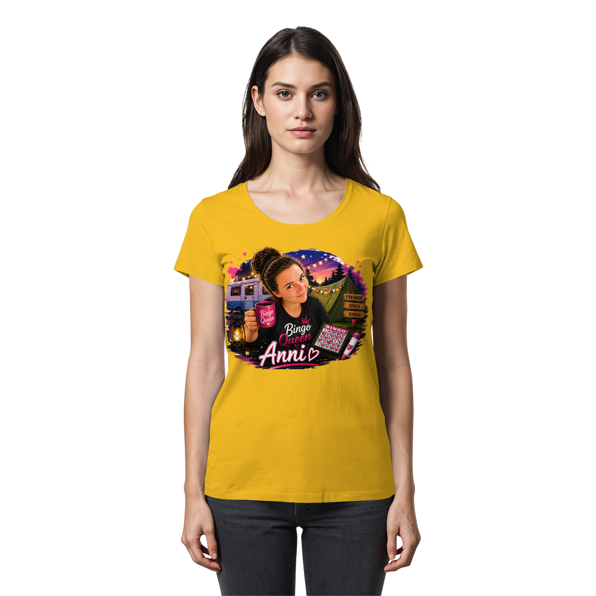 Bingo Fan Artikel Anni - Womens Premium Classic T-Shirt