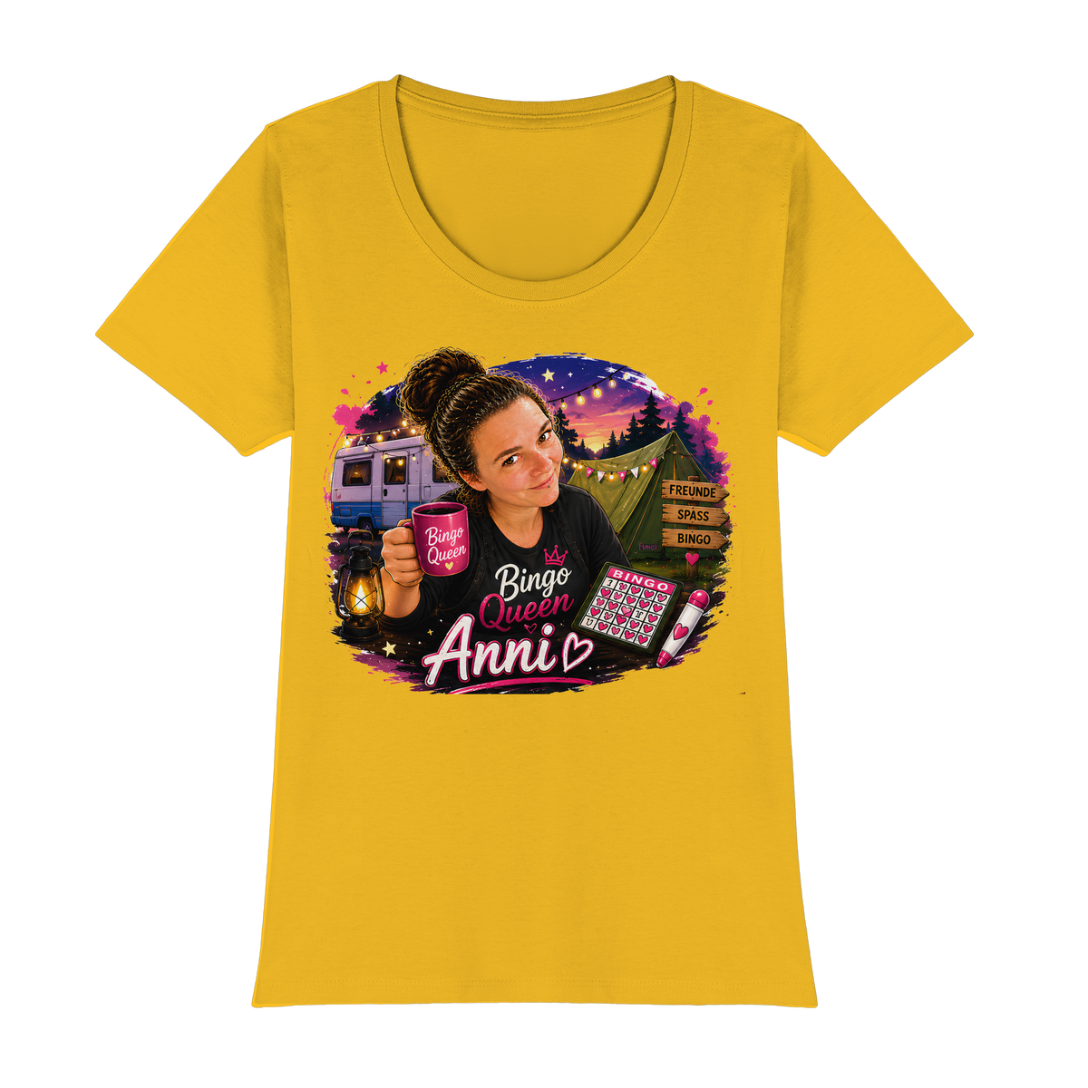 Bingo Fan Artikel Anni - Womens Premium Classic T-Shirt