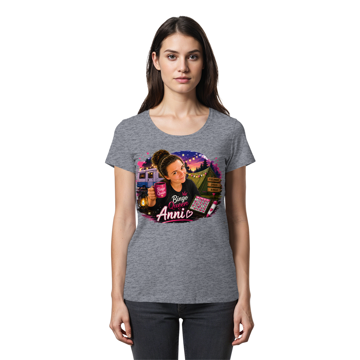 Bingo Fan Artikel Anni - Womens Premium Classic T-Shirt