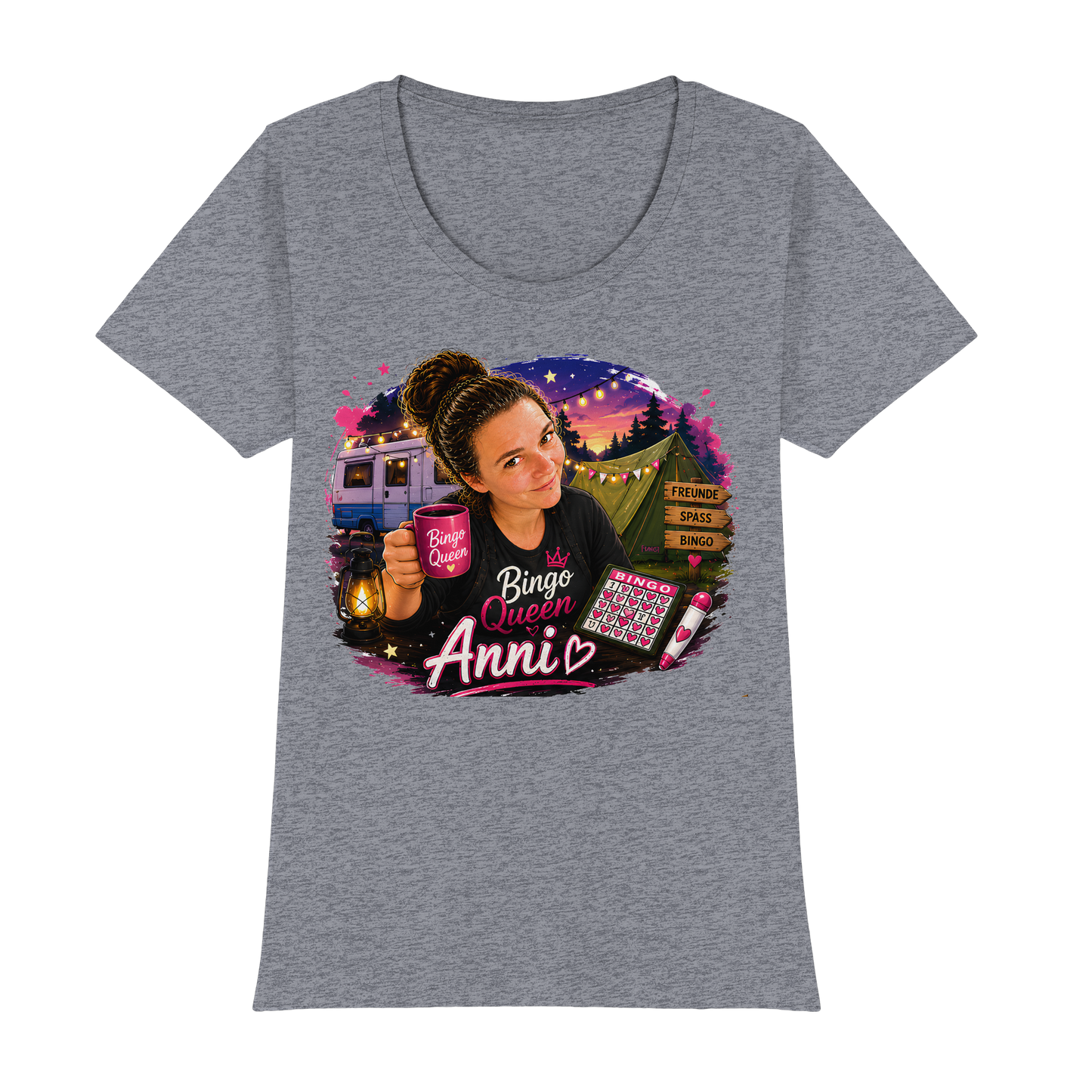 Bingo Fan Artikel Anni - Womens Premium Classic T-Shirt