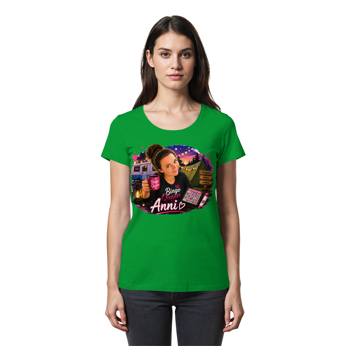 Bingo Fan Artikel Anni - Womens Premium Classic T-Shirt