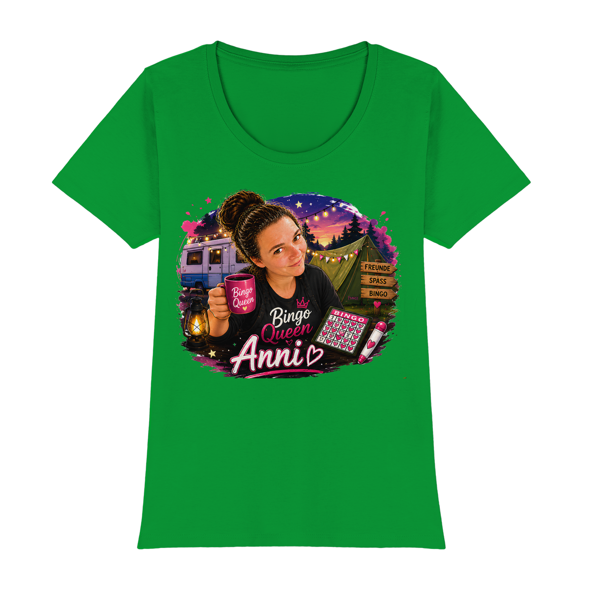 Bingo Fan Artikel Anni - Womens Premium Classic T-Shirt