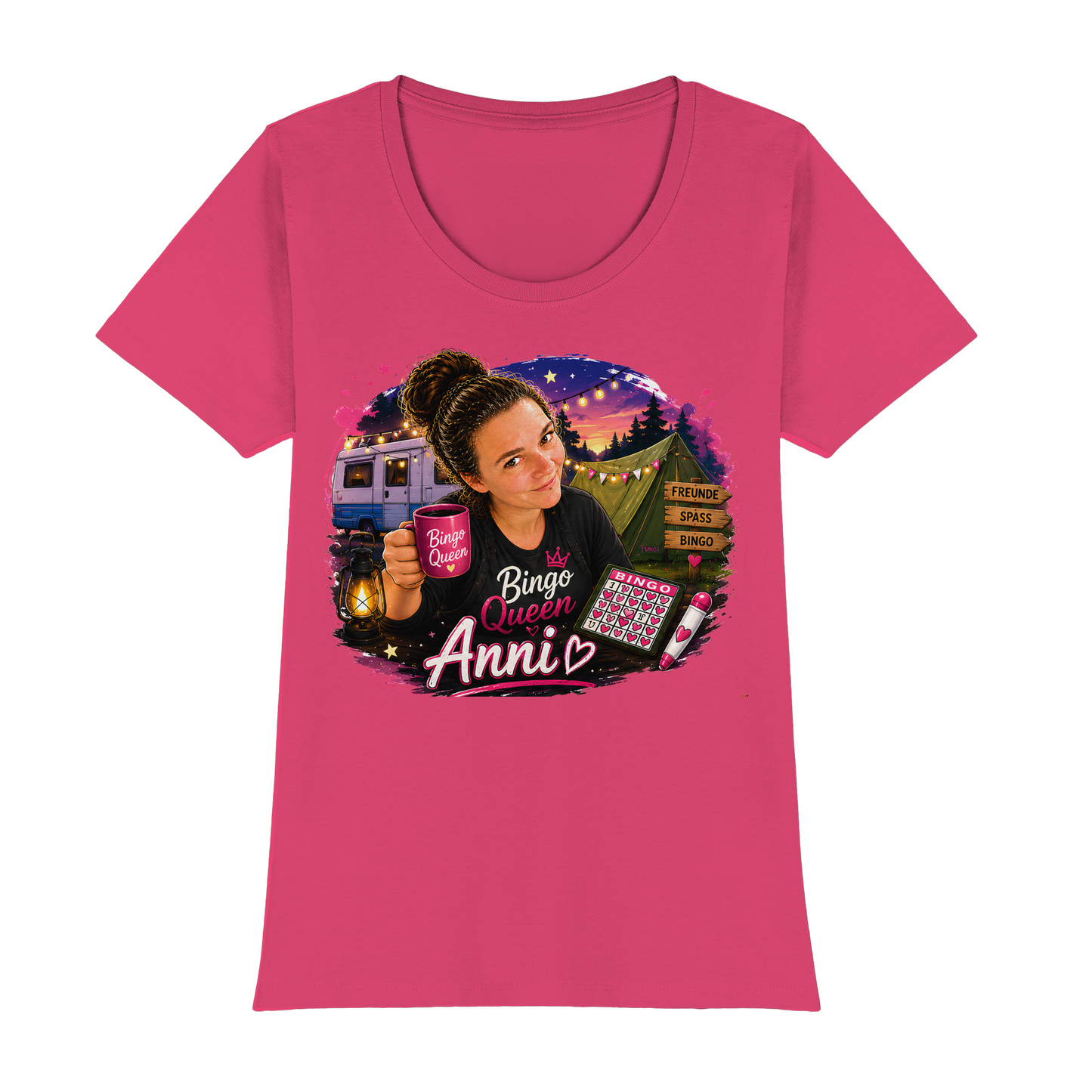 Bingo Fan Artikel Anni - Womens Premium Classic T-Shirt