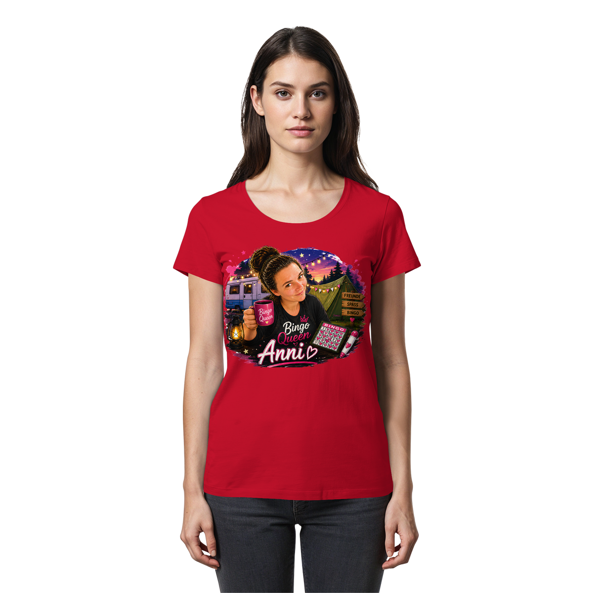 Bingo Fan Artikel Anni - Womens Premium Classic T-Shirt