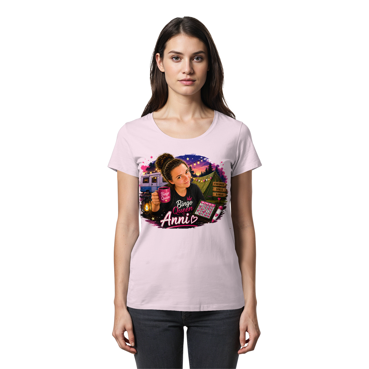 Bingo Fan Artikel Anni - Womens Premium Classic T-Shirt